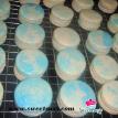 Marble Blue Macarons